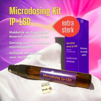 Microdosing Kit 1P-LSD spray 10ml – Extra sterk 400mcg