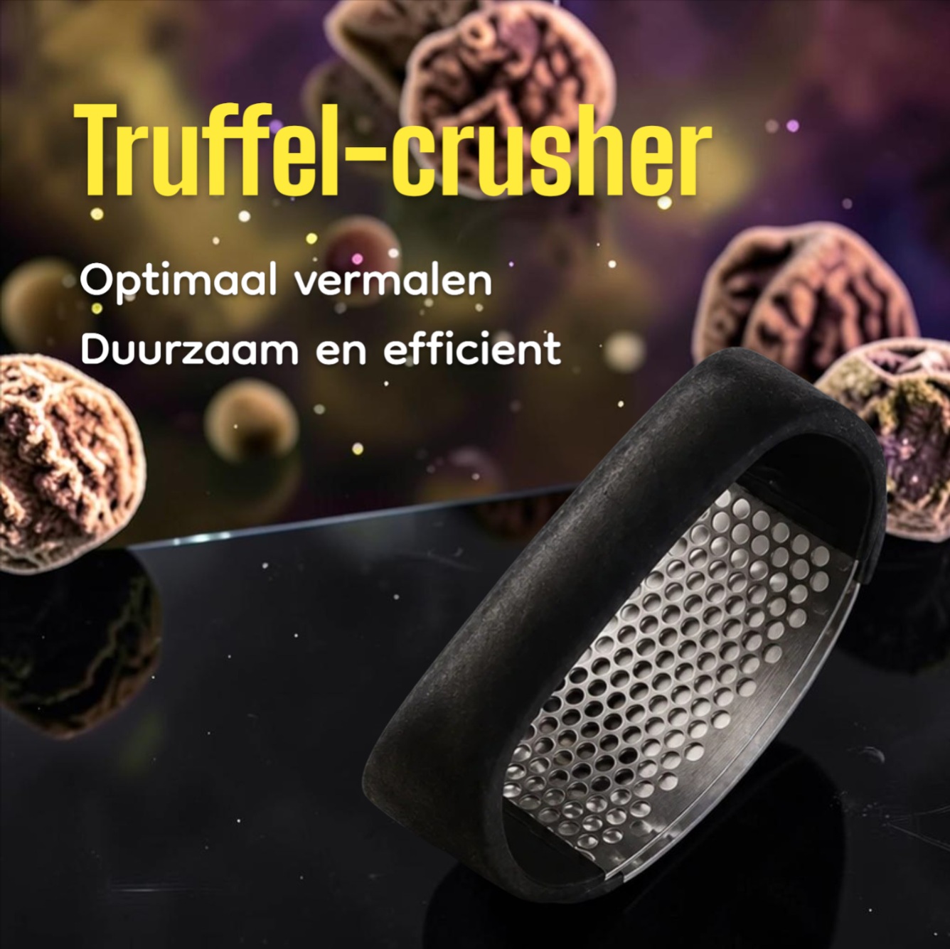 Truffel crusher